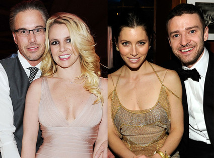 Britney Spears, Jason Trawick, Justin Timberlake, Jessica Biel Britney Spears, Jason Trawick, Justin Timberlake, Jessica Biel
